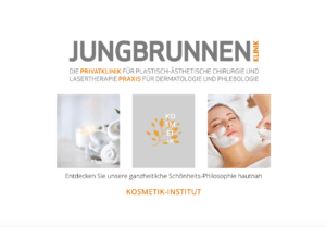 Der Neue Kosmetik Flyer Ist Da Jungbrunnen Klinik In Bonn